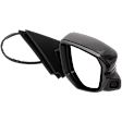 Passenger Side Mirror, Power Adjust, Heated, Manual Folding, Paintable, In-housing Signal Light, No Memory, No Puddle Light, No Auto-Dim, No Blind Spot Feature