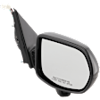 Passenger Side Mirror, Power, Manual Folding, Heated, Paintable, No Signal Light, No Memory, No Puddle Light, No Auto-Dimming, No Blind Spot Feature