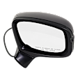 Passenger Side Mirror, Power Adjust, Manual Folding, Non-Heated, Textured Black, No Signal Light, No Memory, No Puddle Light, No Auto-Dimming, No Blind Spot Feature