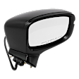 Passenger Side Mirror, Power Adjust, Manual Folding, Heated, Paintable, In-housing Signal Light, No Memory, No Puddle Light, No Auto-Dimming, No Blind Spot Feature