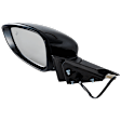 Driver Side Mirror, Power Adjust, Manual Folding, Heated, Paintable, In-Housing Signal Light, No Memory, No Puddle Light, No Auto-Dimming, With Blind Spot Detection in Glass