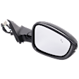 Passenger Side Mirror, Power Adjust, Manual Folding, Heated, Paintable, In-Housing Signal Light, No Memory, No Puddle Light, No Auto-Dimming, With Blind Spot Detection in Glass