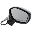 Passenger Side Mirror, Power Adjust, Manual Folding, Non-Heated, Paintable, No Signal Light, No Memory, No Puddle Light, No Auto-Dimming, No Blind Spot Feature