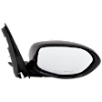 Hatchback Passenger Side Mirror, Power Adjust, Non-Heated, Manual Folding, Paintable, No Signal Light, No Memory, No Puddle Light, No Auto-Dim, No Blind Spot Feature