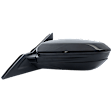 Hatchback Passenger Side Mirror, Power Adjust, Non-Heated, Manual Folding, Paintable, No Signal Light, No Memory, No Puddle Light, No Auto-Dim, No Blind Spot Feature