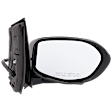 Hatchback Passenger Side Mirror, Power Adjust, Non-Heated, Manual Folding, Paintable, No Signal Light, No Memory, No Puddle Light, No Auto-Dim, No Blind Spot Feature