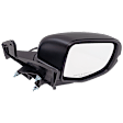 Passenger Side Mirror, Power Adjust, Non-Heated, Manual Folding, Paintable, No Signal Light, No Memory, No Puddle Light, No Auto-Dim, No Blind Spot Feature