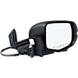 2017-2019 Honda Ridgeline - Passenger Side Mirror, Power Adjust, Non-Heated, Manual Folding, Paintable, No Signal Light, No Memory, No Puddle Light, No Auto-Dim, No Blind Spot Feature