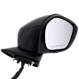 Passenger Side Mirror, Power Adjust, Heated, Manual Folding, Paintable, No Signal Light, No Memory, No Puddle Light, No Auto-Dim, No Blind Spot Feature