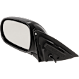 Sedan Driver Side Mirror, Manual Adjust, Non-Heated, Manual Folding, Paintable, No Signal Light, No Memory, No Puddle Light, No Auto-Dim, No Blind Spot Feature