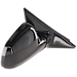 Passenger Side Mirror, Power Adjust, Manual Folding, Non-Heated, Paintable, No Signal Light, No Memory, No Puddle Light, No Auto-Dimming, No Blind Spot Feature