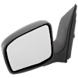 Driver Side Mirror, Power Adjust, Manual Folding, Heated, Paintable, No Signal Light, No Memory, No Puddle Light, No Auto-Dimming, No Blind Spot Feature
