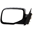 Driver Side Mirror, Power Adjust, Non-Heated, Manual Folding, Textured Black, No Signal Light, No Memory, No Puddle Light, No Auto-Dim, No Blind Spot Feature