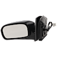 Hatchback Driver Side Mirror, Power Adjust, Non-Heated, Manual Folding, Textured Black, No Signal Light, No Memory, No Puddle Light, No Auto-Dim, No Blind Spot Feature