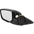 Driver Side Mirror, Power Adjust, Manual Folding, Heated, Paintable, No Signal Light, With memory, No Puddle Light, No Auto-Dimming, No Blind Spot Feature, EX Model