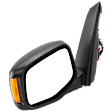 Driver Side Mirror, Power Adjust, Manual Folding, Heated, Paintable, In-housing Signal Light, With memory, No Puddle Light, No Auto-Dimming, No Blind Spot Feature