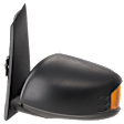 Driver Side Mirror, Power Adjust, Manual Folding, Heated, Paintable, In-housing Signal Light, With memory, No Puddle Light, No Auto-Dimming, No Blind Spot Feature