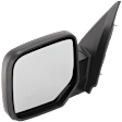 2009-2015 Honda Pilot - Driver Side Mirror, Power Adjust, Manual Folding, Non-Heated, Paintable, No Signal Light, No Memory, No Puddle Light, No Auto-Dimming, No Blind Spot Feature