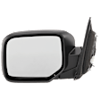 2009-2015 Honda Pilot - Driver Side Mirror, Power Adjust, Manual Folding, Non-Heated, Paintable, No Signal Light, No Memory, No Puddle Light, No Auto-Dimming, No Blind Spot Feature