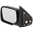2009-2015 Honda Pilot - Driver Side Mirror, Power Adjust, Manual Folding, Non-Heated, Paintable, No Signal Light, No Memory, No Puddle Light, No Auto-Dimming, No Blind Spot Feature