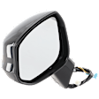 Driver Side Mirror, Power Adjust, Manual Folding, Heated, Textured Black, No Signal Light, No Memory, No Puddle Light, No Auto-Dimming, No Blind Spot Feature
