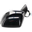 Driver Side Mirror, Power Adjust, Manual Folding, Heated, Textured Black, No Signal Light, No Memory, No Puddle Light, No Auto-Dimming, No Blind Spot Feature