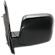 Driver Side Mirror, Power Adjust, Manual Folding, Non-Heated, Textured Black, No Signal Light, No Memory, No Puddle Light, No Auto-Dimming, No Blind Spot Feature