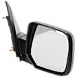 Passenger Side Mirror, Power Adjust, Manual Folding, Non-Heated, Textured Black, No Signal Light, No Memory, No Puddle Light, No Auto-Dimming, No Blind Spot Feature