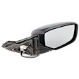 Passenger Side Mirror, Power Adjust, Non-Heated, Manual Folding, Paintable, No Signal Light, No Memory, No Puddle Light, No Auto-Dim, No Blind Spot Feature