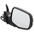 Passenger Side Mirror, Power Adjust, Non-Heated, Manual Folding, Paintable, No Signal Light, No Memory, No Puddle Light, No Auto-Dim, No Blind Spot Feature