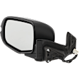 2017 Honda Pilot - Driver Side Mirror, Power Adjust, Heated, Paintable, Manual Folding, No Signal Light, No Blind Spot Feature, No Memory, No Puddle Light, No Auto-Dim