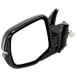 Driver Side Mirror, Power Adjust, Heated, Manual Folding, Paintable, In-housing Signal Light, With Memory, No Puddle Light, No Auto-Dim, No Blind Spot Feature