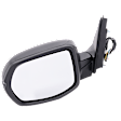 Driver Side Mirror, Power Adjust, Manual Folding, Heated, Paintable, With Signal Light, No Memory, Puddle Light, Auto-Dim, and Blind Spot Feature, For Models With Lane Departure Warning System