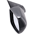 Passenger Side Mirror, Power Adjust, Non-Heated, Manual Folding, Textured Black, No Signal Light, No Memory, No Puddle Light, No Auto-Dim, No Blind Spot Feature