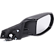Passenger Side Mirror, Power Adjust, Non-Heated, Manual Folding, Textured Black, No Signal Light, No Memory, No Puddle Light, No Auto-Dim, No Blind Spot Feature