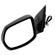 Driver Side Mirror, Power Adjust, Non-Heated, Manual Folding, Paintable, No Signal Light, No Memory, No Puddle Light, No Auto-Dim, No Blind Spot Feature