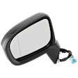 Driver Side Mirror, Power Adjust, Manual Folding, Heated, Paintable, No Signal Light, No Memory, No Puddle Light, No Auto-Dimming, No Blind Spot Feature