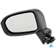 Driver Side Mirror, Power Adjust, Manual Folding, Heated, Paintable, No Signal Light, No Memory, No Puddle Light, No Auto-Dimming, No Blind Spot Feature