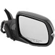 Passenger Side Mirror, Power Adjust, Heated, Manual Folding, Paintable, In-housing Signal Light, No Memory, No Puddle Light, No Auto-Dim, No Blind Spot Feature