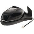 Passenger Side Mirror, Power Adjust, Heated, Manual Folding, Paintable, In-housing Signal Light, With Memory, No Puddle Light, No Auto-Dim, No Blind Spot Feature