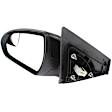 Driver Side Mirror, Power Adjust, Heated, Manual Folding, Paintable, No Signal Light, No Memory, No Puddle Light, No Auto-Dim, With Blind Spot Glass