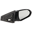 Passenger Side Mirror, Power Adjust, Heated, Manual Folding, Paintable, No Signal Light, No Memory, No Puddle Light, No Auto-Dim, With Blind Spot Detection in Glass