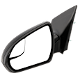 Driver Side Mirror, Power Adjust, Non-Heated, Manual Folding, Paintable, No Signal Light, No Memory, No Puddle Light, No Auto-Dim, With Blind Spot Glass