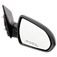 Passenger Side Mirror, Power Adjust, Non-Heated, Manual Folding, Paintable, No Signal Light, No Memory, No Puddle Light, No Auto-Dim, No Blind Spot Feature