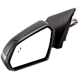 Driver Side Mirror, Power Adjust, Manual Folding, Heated, Paintable, In-housing Signal Light, No Memory, No Puddle Light, No Auto-Dimming, With Blind Spot Detection in Glass