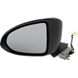 Driver Side Mirror, Power Adjust, Manual Folding, Non-Heated, Paintable, No Signal Light, No Memory, No Puddle Light, No Auto-Dimming, No Blind Spot Feature