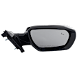 Passenger Side Mirror, Power Adjust, Manual Folding, Heated, Paintable, In-Housing Signal Light, With Memory, No Puddle Light, With Auto-Dimming, With Blind Spot Detection in Glass