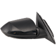 2021-2023 Hyundai Elantra - Passenger Side Mirror, Power Adjust, Manual Folding, Non-Heated, Paintable, In-glass Signal Light, No Memory, No Puddle Light, No Auto-Dimming, With Blind Spot Detection in Glass