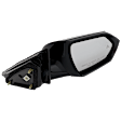 Passenger Side Mirror, Power Adjust, Manual Folding, Heated, Paintable, In-glass Signal Light, No Memory, No Puddle Light, No Auto-Dimming, With Blind Spot Detection in Glass