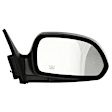 Passenger Side Mirror, Power Adjust, Manual Folding, Heated, Paintable, No Signal Light, No Memory, No Puddle Light, No Auto-Dimming, No Blind Spot Feature